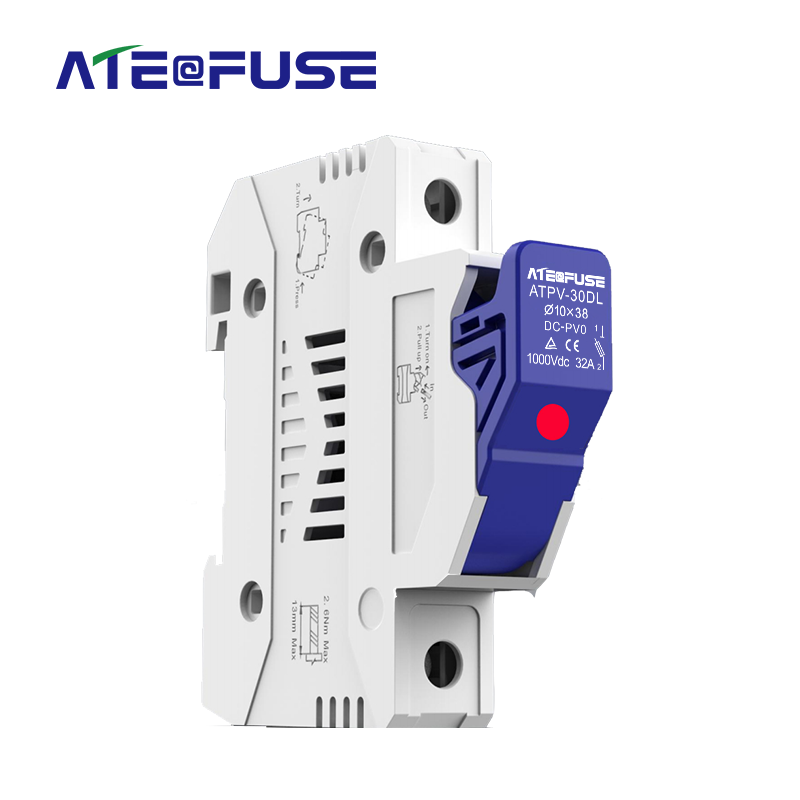 ATPV-30DL 1000VDC 10x38mm PV Fuse Holder